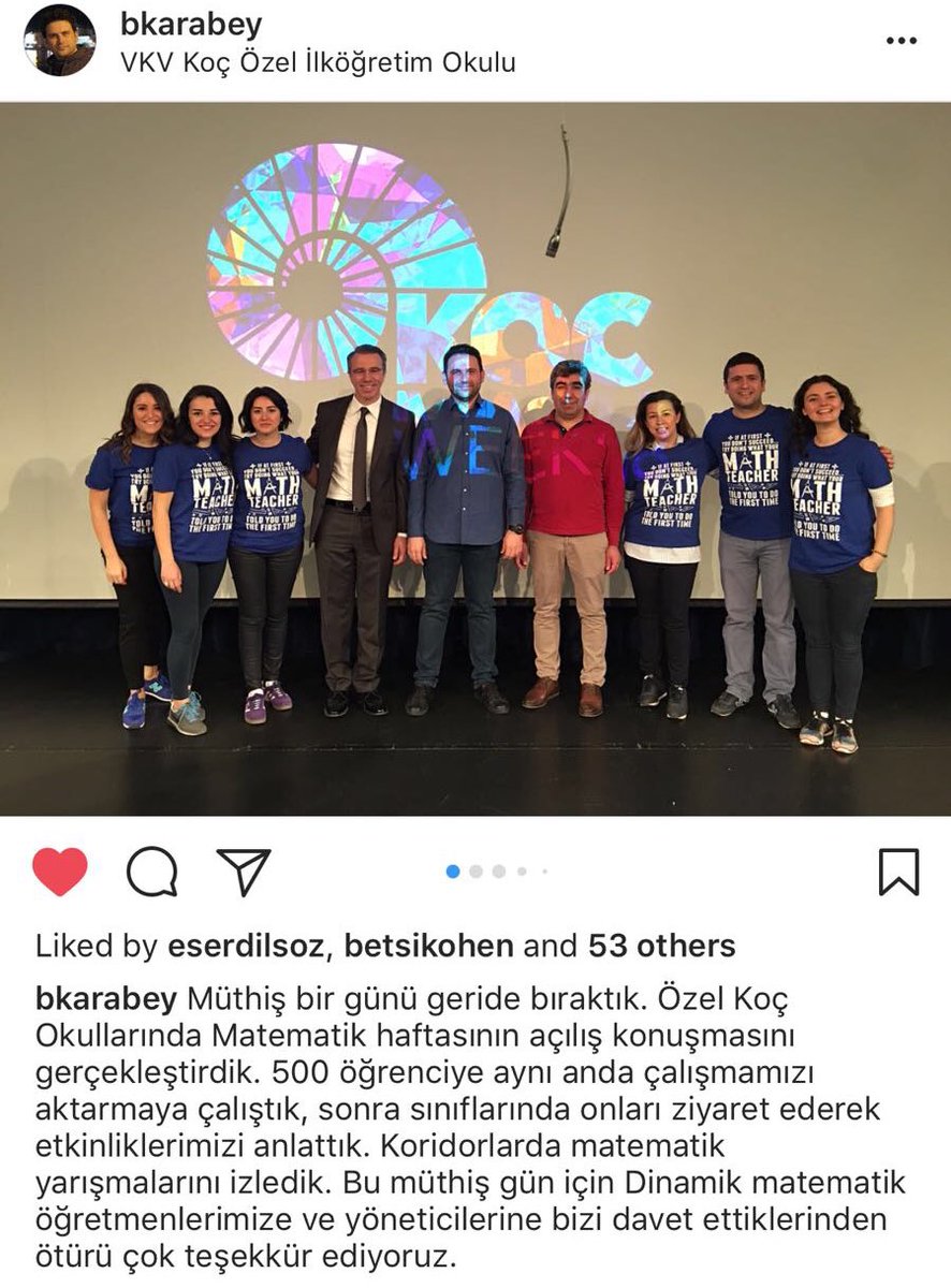 edaydemir's tweet photo. Biz de tekrar tekrar katilimlariniz icin cok tesekkur ediyoruz. Harika bir acikis toreni oldu @burak_karabey #kemalyurumezoglu #KOCMATHWEEK18 at @vkvkoio  @bekir_kaya_ @betsikohen @edilsoz @CemileKaraca82 @GulcanTabakoglu @gulay_karaca @ndycaglar https://t.co/9Y6DHMIced