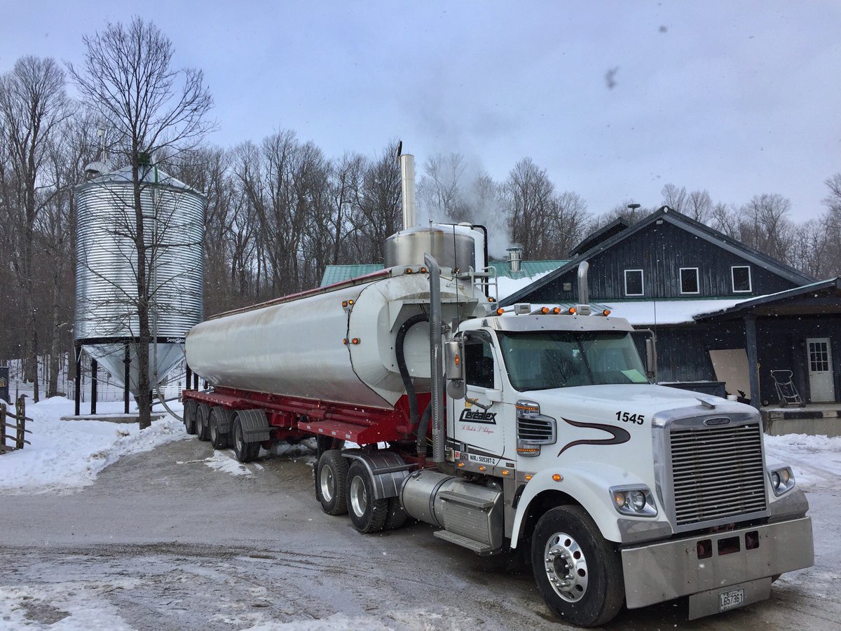 Topping up the wood pellet bin for the season #biomass #mapleseason2018