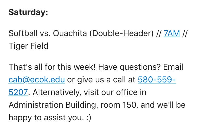 It’s almost Spring Break, but that doesn’t mean there’s nothing to do on campus. Check out how you can get out of your room and get involved! ☀️