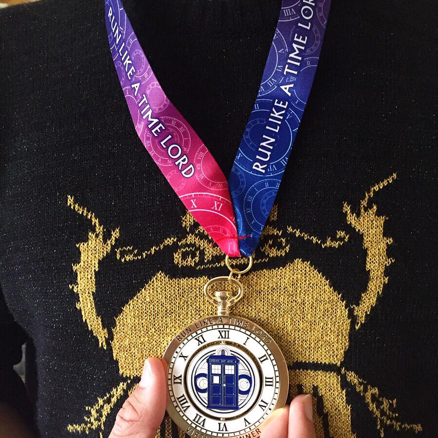 AutismRevised's tweet photo. Through wind and rain (and snow!), last week I managed to 'Run like a Time Lord' in order to earn this bad boy (as well as raise some money for the National Autistic Society!) Thanks @Autism and @VirtualRunnerUK 🏃♂️🥇 #RunLikeATimeLord #DoctorWho https://t.co/bPlanWCk0b