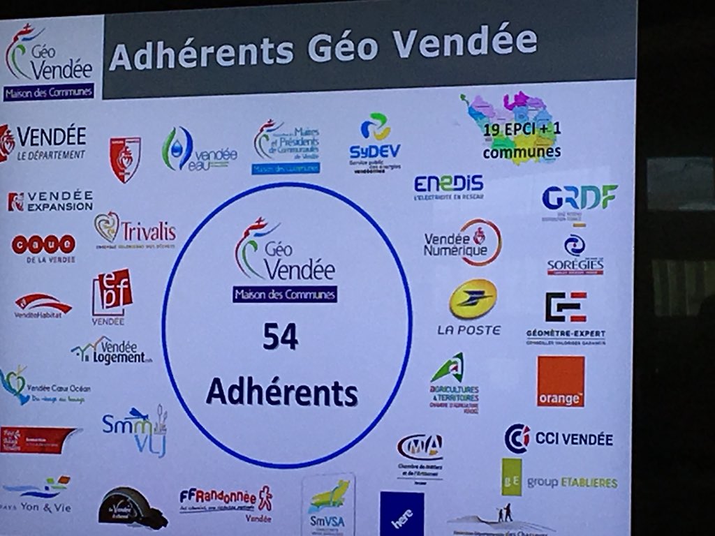 AlainLeCoz's tweet photo. Lancement du 1er comité de pilotage de #geovendee par Dominique Caillaud Président dans le cadre du projet #PCRS (plan de corps de rue simplifié) de la @DepVendee avec ses 54 partenaires dont @OrangePaysLoire https://t.co/vDZGT0uiWM