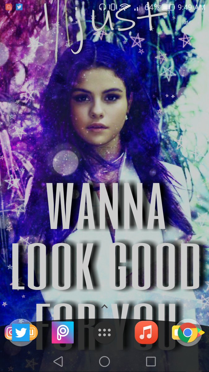 Selena Gomez's lock&amp;homescreen