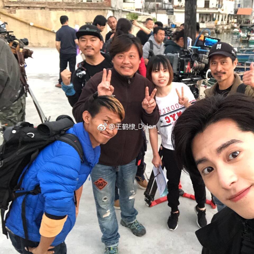 More photos of Dylan has been shared by his team. 🖤 [Part 2/2] -- tags # dylanwang #王鹤棣 #daomingsi #shenyue #shancai #darrenchen #kuanhung …