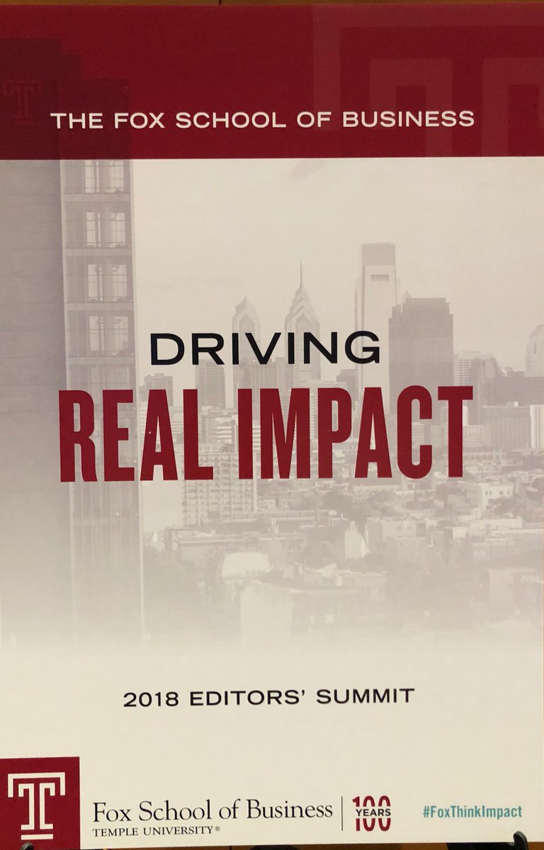 thefoxschool's tweet photo. The room is set and ready to welcome our panelists, speakers and attendees! #FoxThinkImpact #FoxResearch https://t.co/RmSN8p5CTu