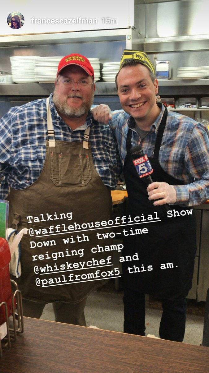 PaulFromFox5's tweet photo. Great morning with Chris from @localthree -- now go bring home a win in the #wafflehouseshowdown!!! @SipSavorSpring @CallawayGardens @GoodDayAtlanta #fox5atl https://t.co/6vtmTdzBeN
