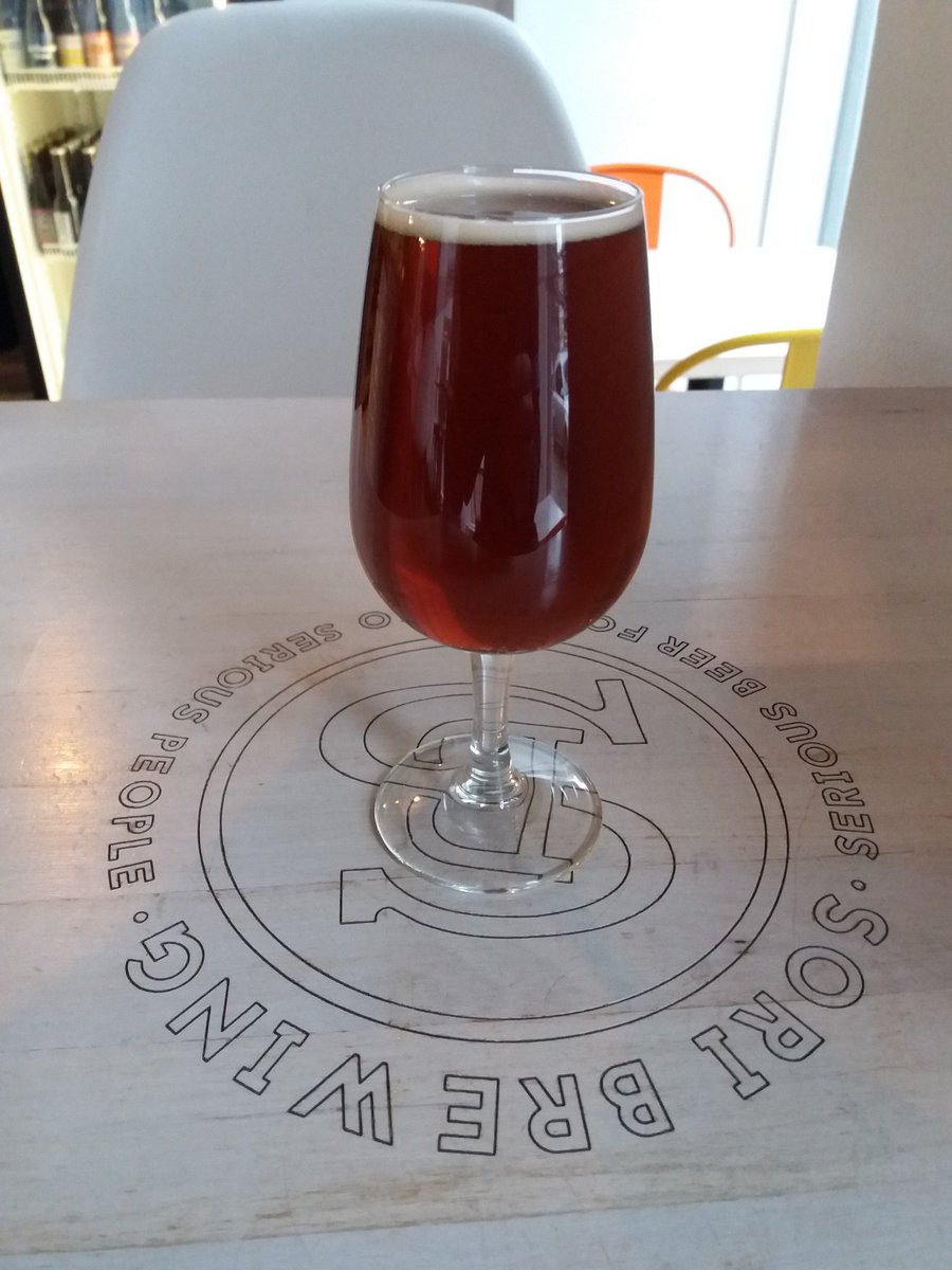 Spotted this @KeesBubberman American Barley Wine on tap at <a href="/SoriTaproom/">Sori Taproom</a>. Had to stop here after today's work meeting. Didn't disappoint: sweet caramel malts with boozy fruits and gentle bitterness.