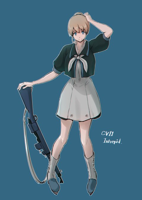#艦隊これくしょん Intrepid https://t.co/HbbB80p5lO 