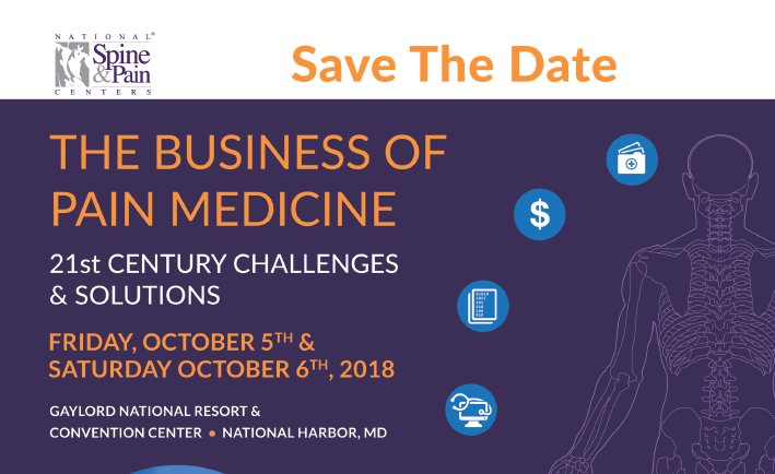 NSPC_BOP's tweet photo. Stop by National Spine &amp; Pain Centers Booth at ASIPP. Booth 521. Learn more about our upcoming Business of Pain Conference. https://t.co/TIJaj8PRqg https://t.co/CXv3JEEVvY