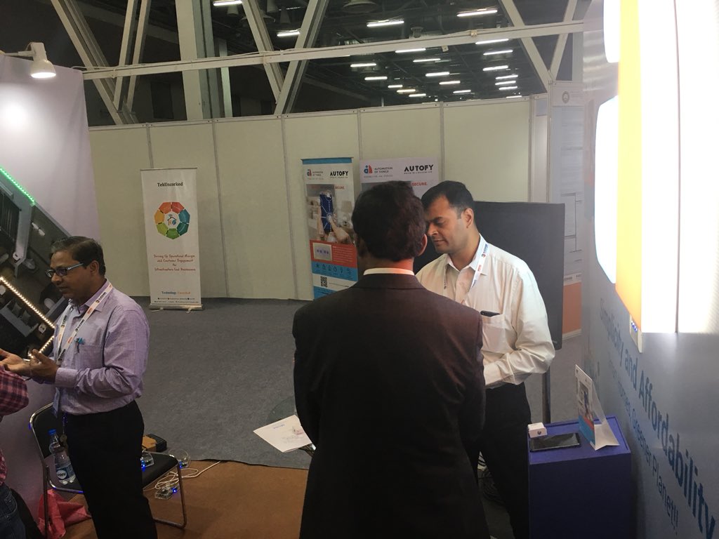 AoTPvtLtd's tweet photo. #ELECRAMA2018 booth stories - an existing smart home user -range of xyz solution is 20 ft after that I have to put another “node”-#Autofy has 6 level secured mesh which can reach 300 ft easily- super impressed ! Come be surprised at eTECHnxt pavilion hall 6 stall 4 #AutofyurHome https://t.co/f8VizR3iC1