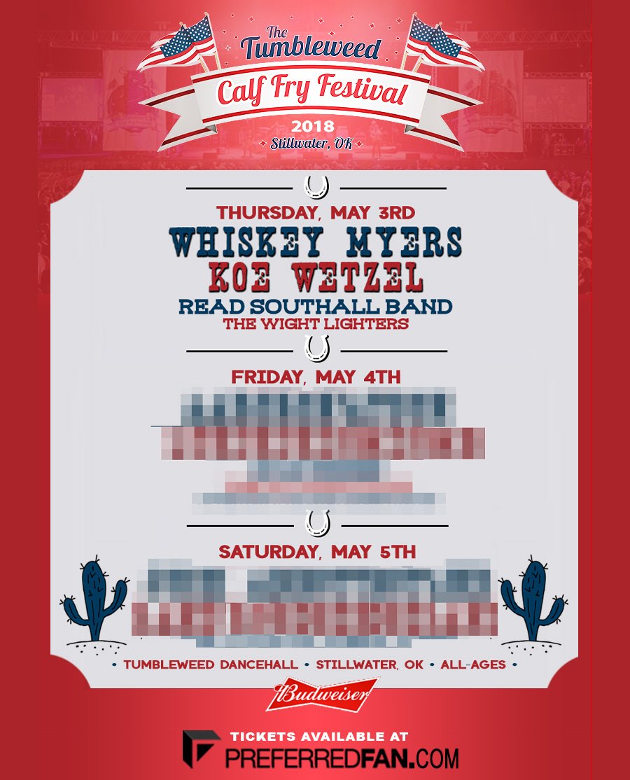 Complete Artist announce at 11am on the @Calffryok FB Page!!! 
Less than 300, 3-Day VIP Remain.  Once VIP sells out, there are NO MORE for 2018.  Available here:  bit.ly/calffry-2018