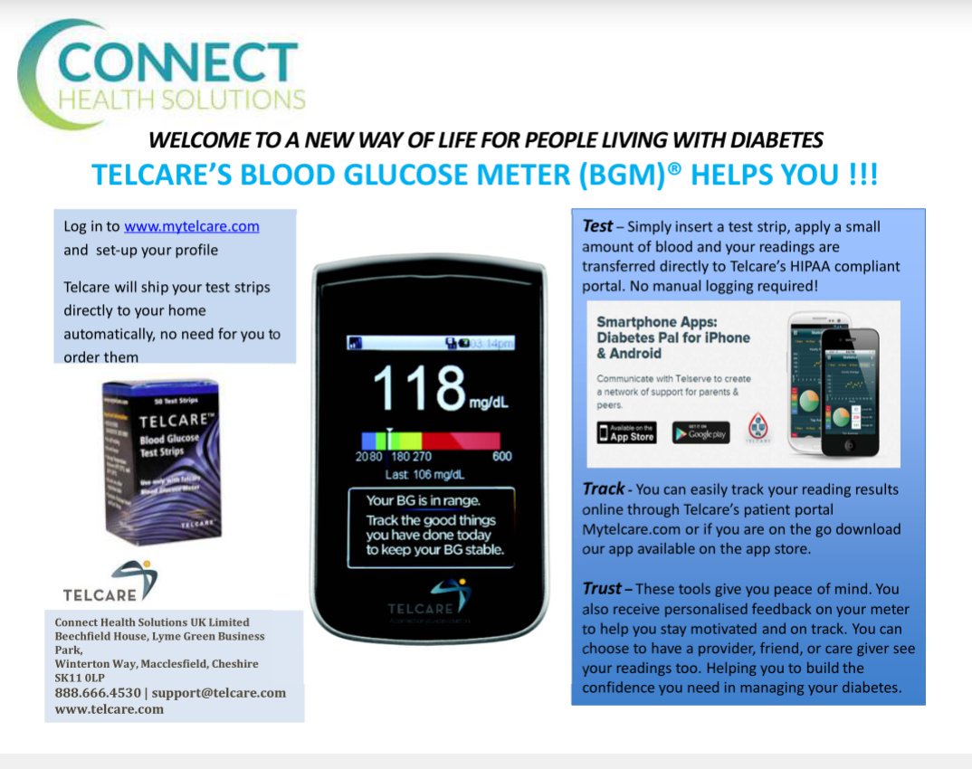 Real-time blood glucose management system.