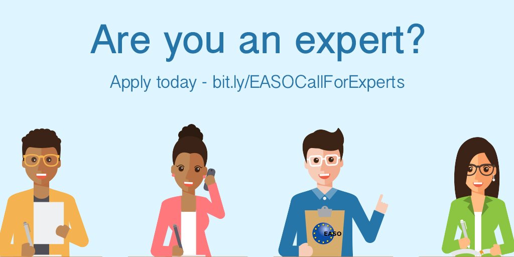 EUAsylumAgency's tweet photo. Are you an expert in #Asylum #migrationEU with over 6 years of experience and ability to work in English? EASO might be in need for your expertise. Respond to the #CallForExpets today and help us deliver support to EU asylum authorities. #EASOexperts call: https://t.co/YJ9BePioVh https://t.co/GW17GUGzSQ