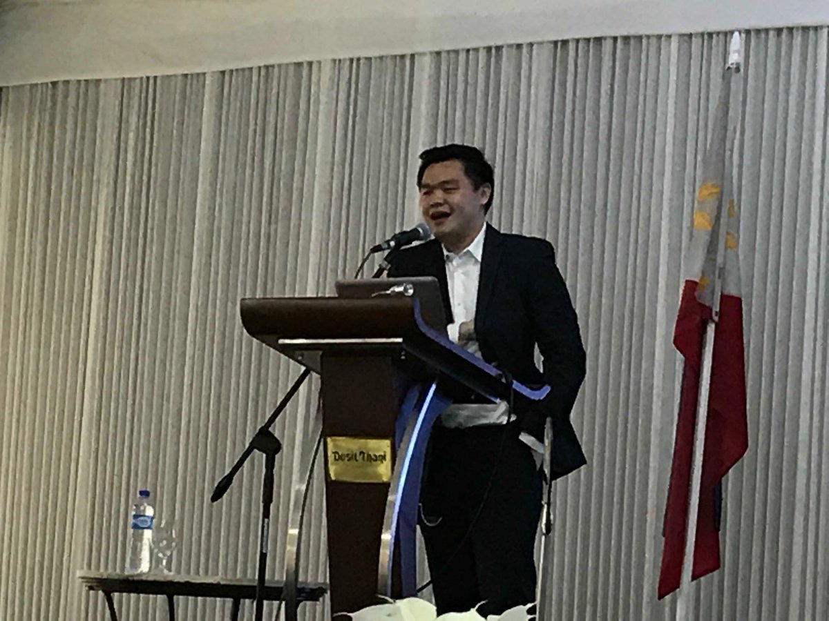 Nichel Gaba, co-founder,CEO of Philippine Digital Asset Exchange (PDAX) at SharePHIL forum on cryptocurrencies <a href="/InquirerBiz/">Inquirer Business</a>