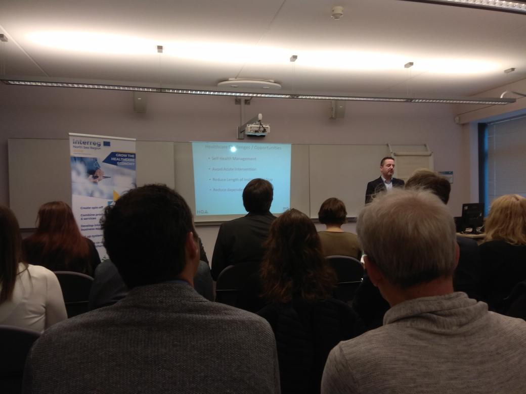 Kick-off of #DigitalHealthUK trade mission. First stop Iverness, Scotland.