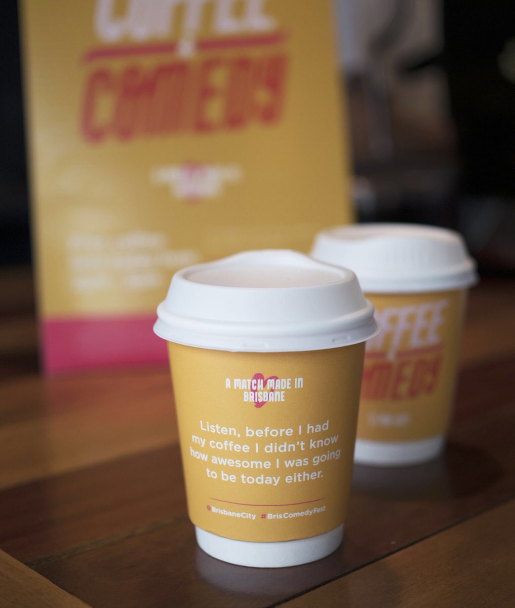 To celebrate Brisbane’s love for coffee &amp; comedy, <a href="/Brisbane_City/">Brisbane</a> is giving away FREE COFFEE this week &amp; next! Follow <a href="/Brisbane_City/">Brisbane</a> on FB &amp; IG for details 👏🏼 #BrisComedyFest
