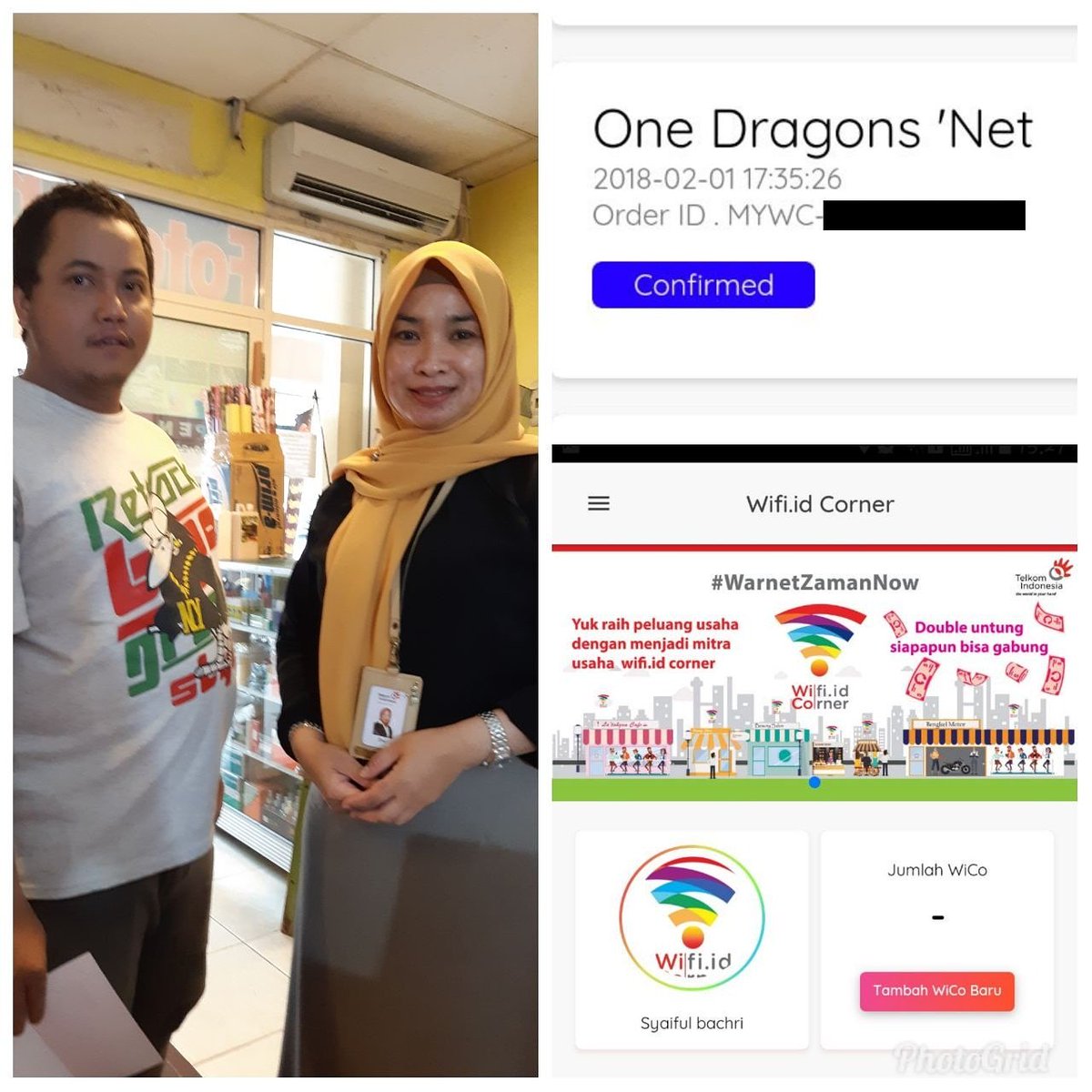 Segera hadir Wico 2.0 (wifi corner) di One Dragon's Net Jakarta Utara. Kamu kapan? Yuk gabung! 
#warnetzamannow

Untuk info lebih lanjut, kunjungi:
smartbisnis.id/wico
Google Play : bit.ly/mywicoapp
App Store : bit.ly/Mywicoappstore

WA 081245524629