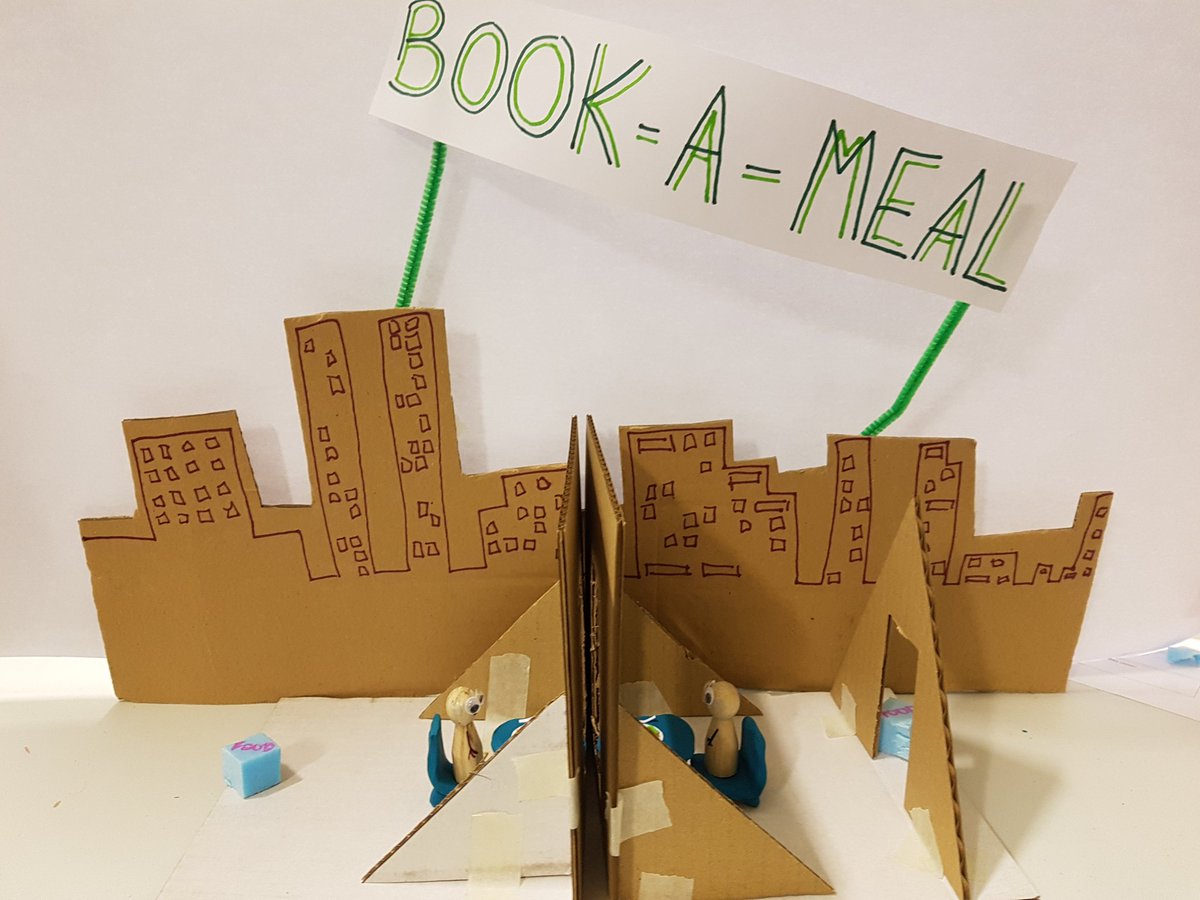 _rebeccajane's tweet photo. #prototyping our idea for a #virtual meal with a loved one far away #GSJam #GSJDundee https://t.co/WUjqkwHDj4
