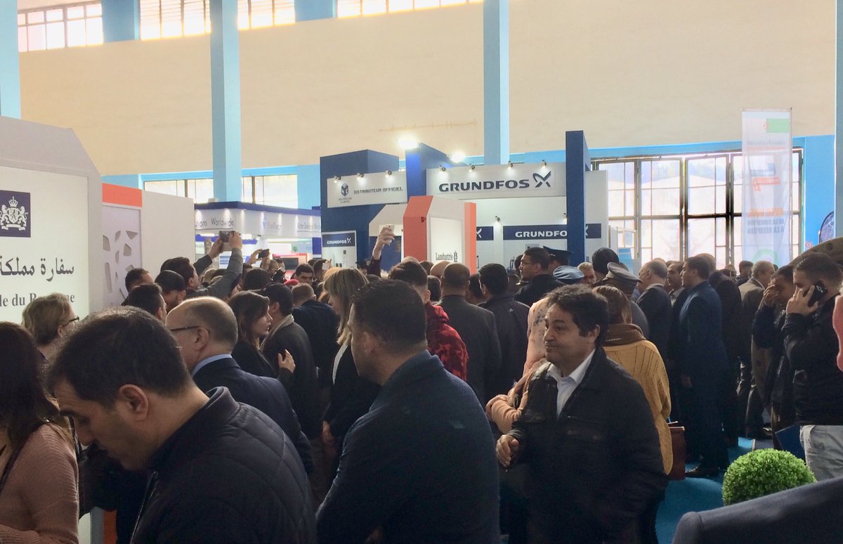 SIEEPollutecAlg's tweet photo. Debut de l’inauguration de #SIEEPollutec avec Monsieur le Ministre des Ressources en Eau,   M. Houcine NECIB. https://t.co/2MvweifH1B