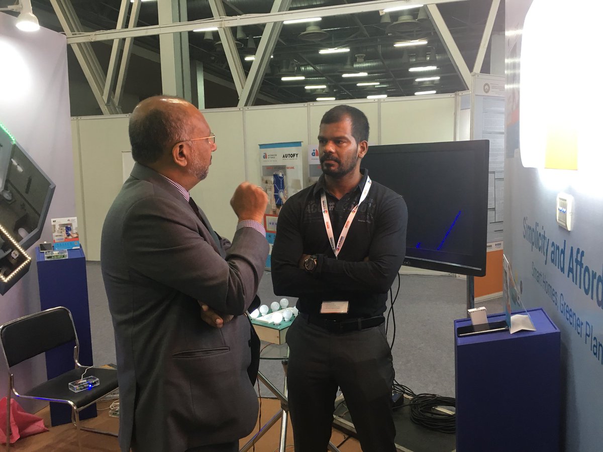 AoTPvtLtd's tweet photo. #Elecrama2018 booth stories - received Director from @RR_Kabel on our booth ...Happy to articulate the simplicity, affordability and security aspects of #Autofy solution...proud of the compliments coming from an industry leader.
Come watch us in action eTECHnxt pavilion H6S4 https://t.co/OH7qrzukRN