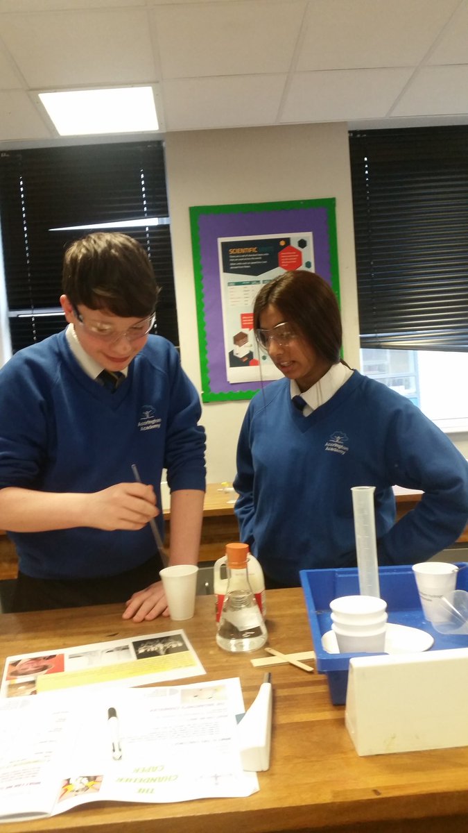 Making glue from milk - the chandelier caper <a href="/AAScienceDept/">AA Science Dept</a> <a href="/acc_academy/">Accrington Academy</a> #BSW18