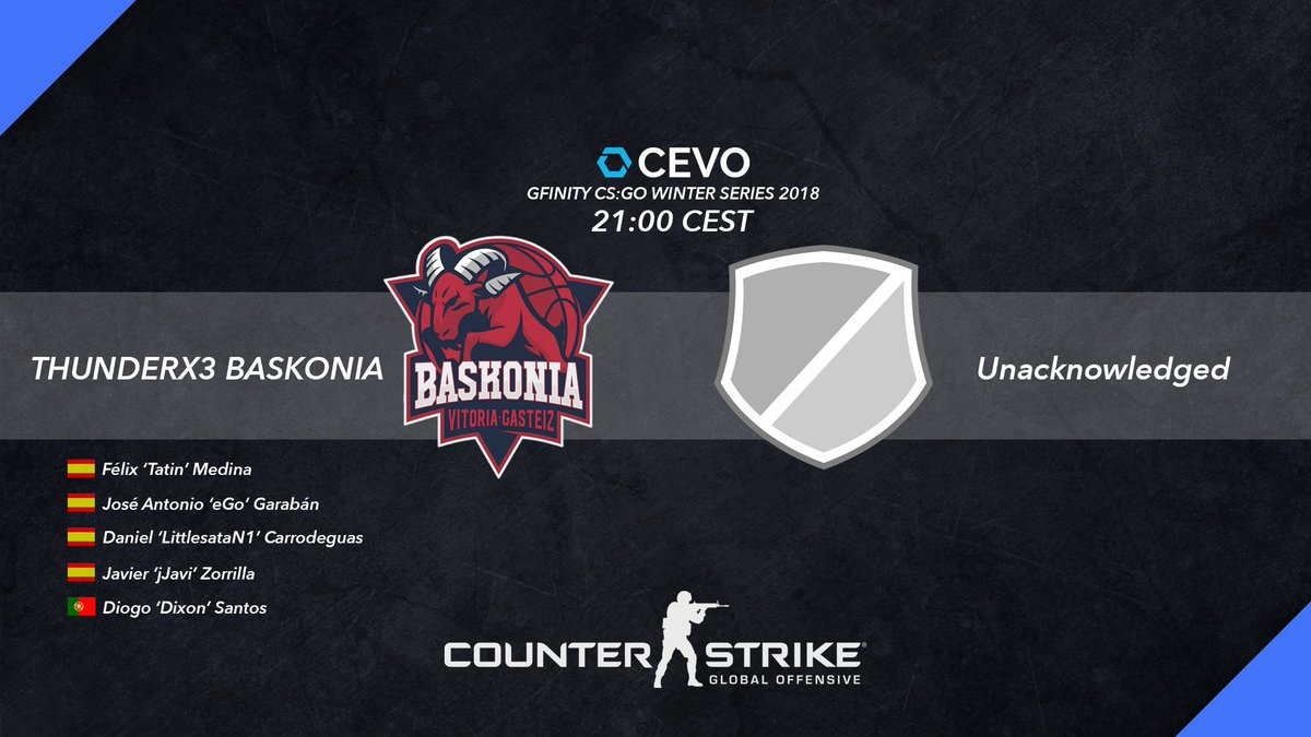BKNDAesports's tweet image. CSGO | 👋 ¡Comenzamos la semana con doble sesión! A las 19:00h en @ESEA y a las 21:00h en @cevo!

🆚 #VortexGaming
🌐 play.esea.net/match/12803602
🆚 #Unacknowledged
🌐 cevo.com/event/gfinity-…

#goBKN