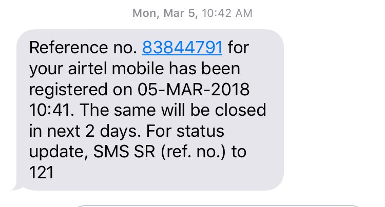BasharatKango's tweet photo. @airtelindia After 17 calls to airtel Customer care and Network team all they say is “Sir We will get back to You”. And I haven’t received a call back yet. It’s been more than a week now. Reference no. 83844791. My issue is not yet fixed. @Airtel_Presence https://t.co/hN1LZ0gL6U