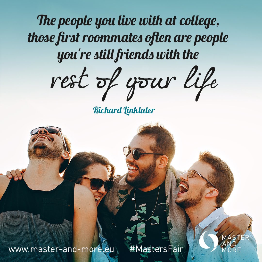 MASTERANDMOREEU's tweet photo. Have you met great people while studying? Tag them in this post if you want to keep in touch after graduation! 👋 https://t.co/1IKpD9SvOx