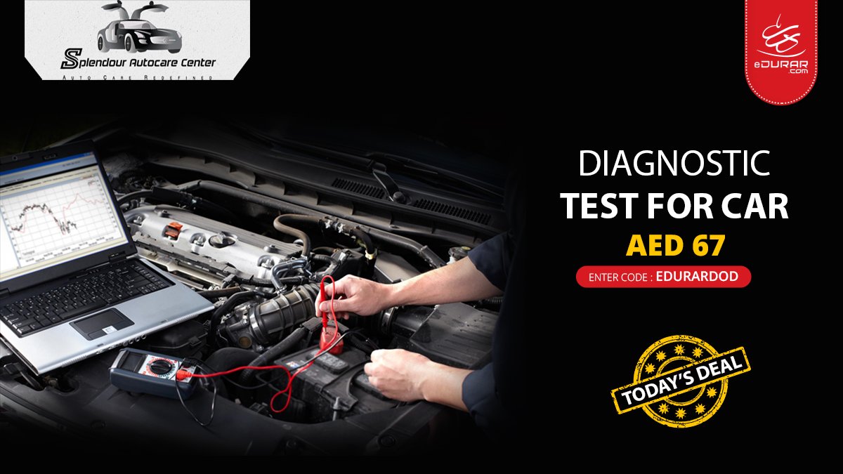 Check out #todaysdeal. Inspect #usedcar before buying with 50-point check-up & computerized scanning for AED 67. Use promo code EDURARDOD to avail the special discount! Book now at edurar.com/offers #eDurar #dealoftheday #carcheckup #Electricaldiagnostics #carscanning