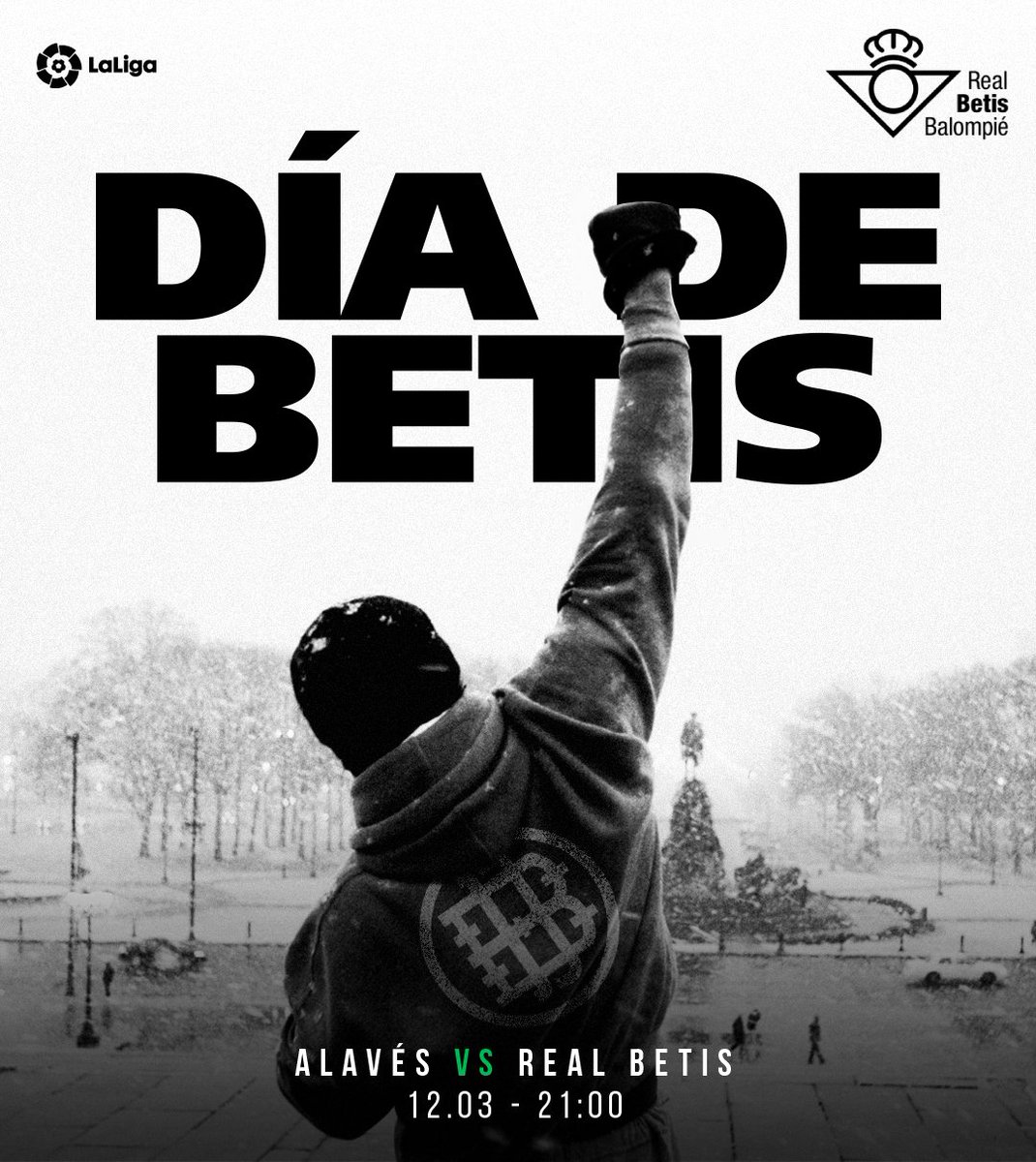 "Si sabes lo que vales, ve y consigue lo que mereces. Pero tendrás que aguantar los golpes" 🥊😀

¡Hoy es #DíaDeBetis y levantarse de la última derrota es una obligación! 💪💚

#AlavésRealBetis