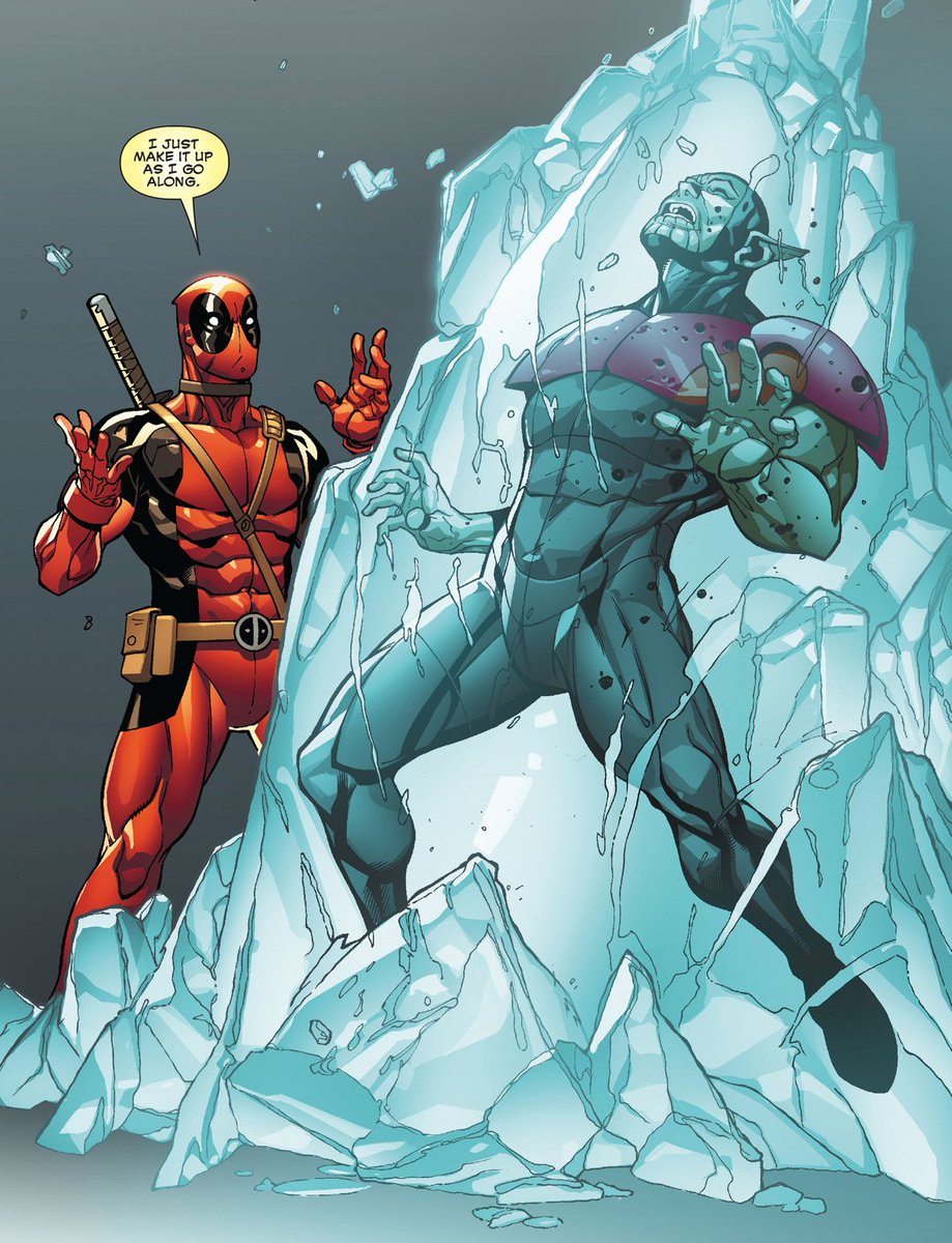 comicsdune's tweet photo. Super-Skrull Popsicle!
#SuperSkrull #Klrt #SecretInvasion #SkrullInvasion #Deadpool #Deadpool2 #WadeWilson #DeadpoolTeamUp #Chimichanga #MercWithaMouth #Mercenary #DishonorableDischarge #Comics #ComicBooks #Marvel #MarvelComics #MarvelUniverse #DanielWay #PacoMedina #ComicsDune https://t.co/7YCx1nnOnd