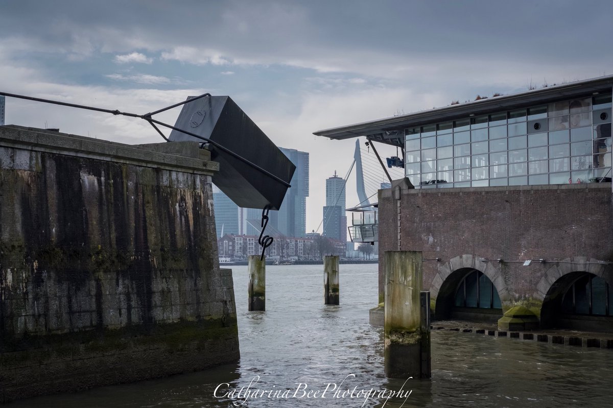picsofcathbee's tweet photo. Het Maas Beeld #rotterdam #Aukedevries #010 #010byday #demaas #balance #artwork https://t.co/fkiPz6QBTd