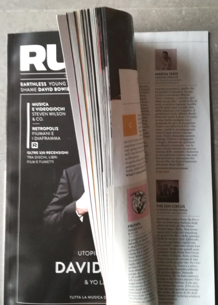 frittflacc's tweet photo. Breve e sentita recensione di Alessandro Besselva Averame su @RumoreMagazine di marzo. Qualcosa smuove la superficie dell'acqua e la storia che si intravede è una storia articolata e merita d'essere rovistata. #canzoniperdute #marisaterzi #inedizioni #frittflacc #etcetera https://t.co/b792bzCZsb