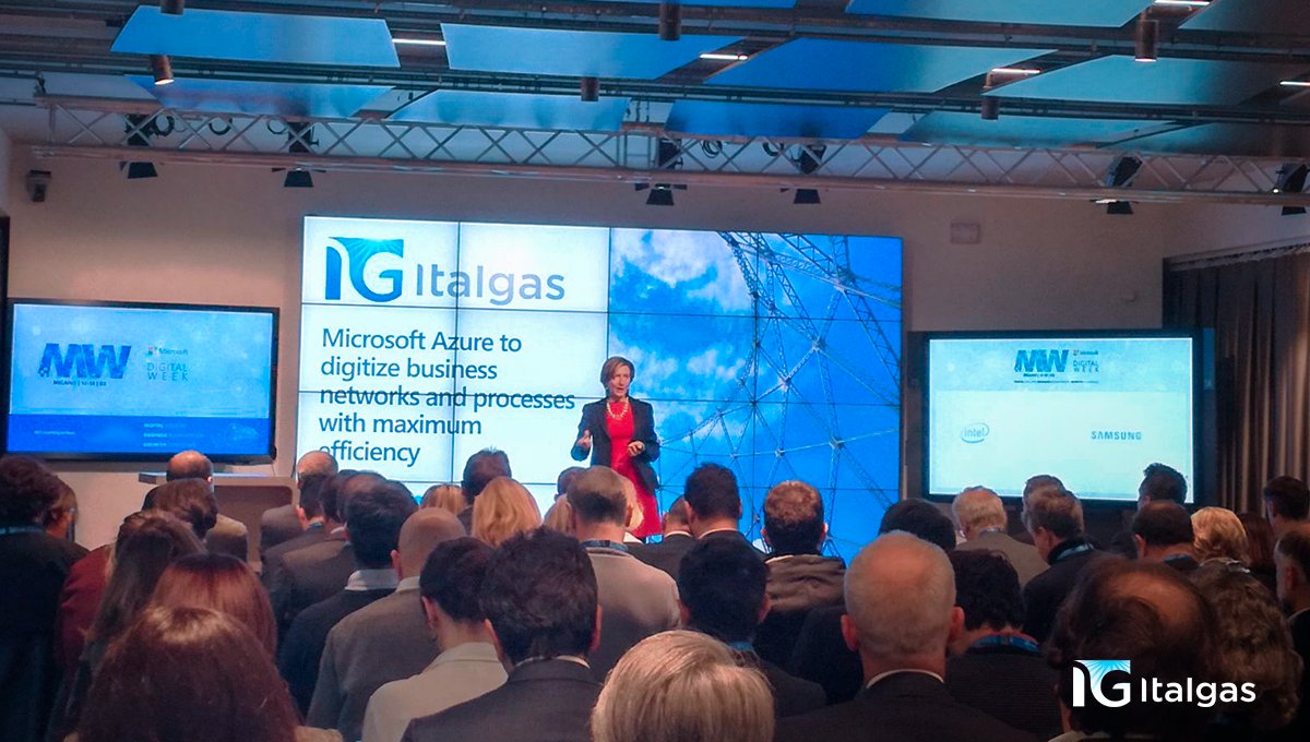 Con l’aiuto delle #tecnologie <a href="/microsoftitalia/">Microsoft Italia</a> lavoriamo alla #digitalizzazione delle reti e dei #processiaziendali. Un percorso di #innovazione unico nel panorama dei #distributori del #gas per gestire l’intero sistema Italgas con efficienza e competitività #MicrosoftDigitalWeek