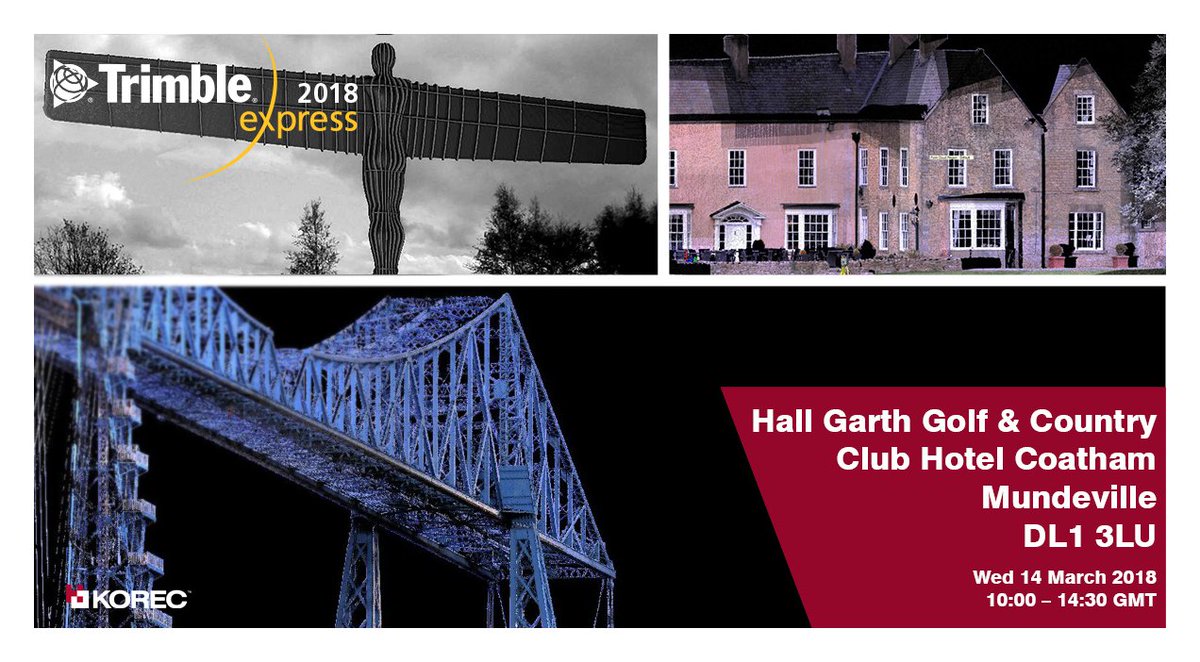 TrimbleNews's tweet photo. RT @KORECGroup: Looking forward to a great day on Wednesday for our first #TrimbleExpress of the year! Looks like it's going to be a great turnout in Darlington! See you all there! https://t.co/plz37laW6a #Trimble #KOREC #SX10 #ZebRevo https://t.co/pOA2X8p6rQ