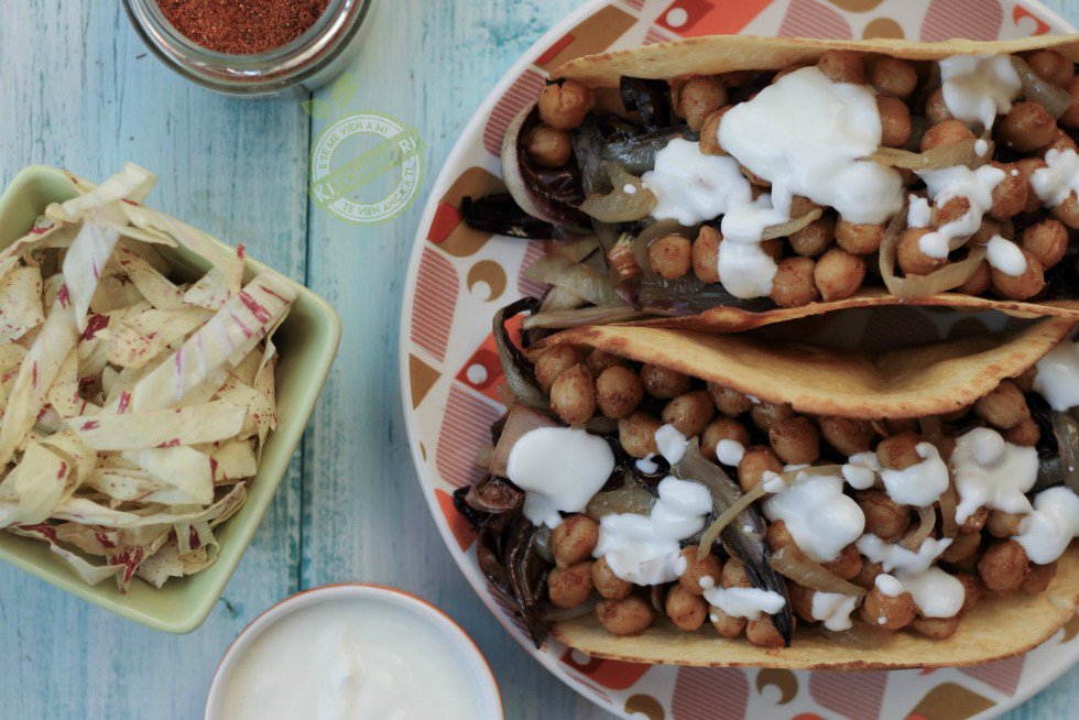 kitchencri's tweet photo. Tacos con radicchio e ceci piccanti https://t.co/Wx3P8BXR3H https://t.co/7iiVhhRgjF