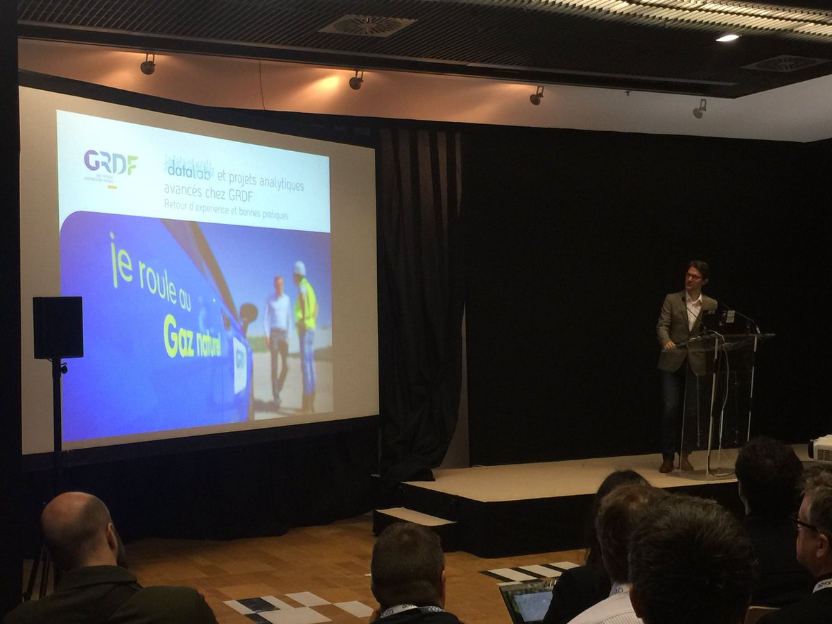 FournierPaul007's tweet photo. #GRDF et #Dataiku présents au salon #BigDataParis. C’est parti pour un retour d’expérience et un partage des bonnes pratiques du datalab #GRDF avec Benoit Pillon! https://t.co/hrHXHzkzBT