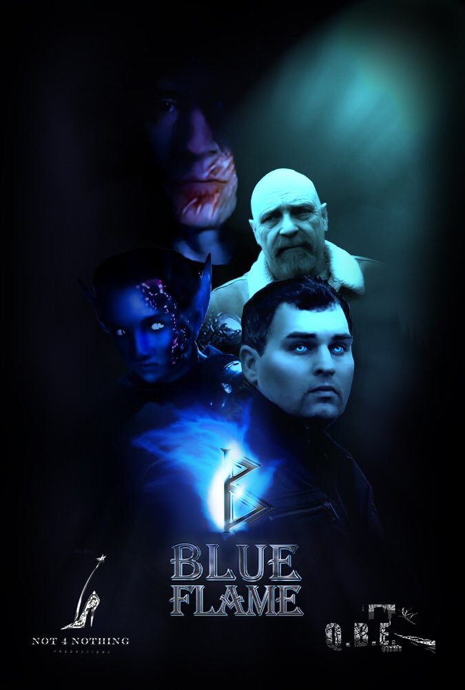 CalebTuckerOH's tweet photo. The official poster for @blueflametv1! Go follow and share this everywhere! https://t.co/V06VJ4FatX