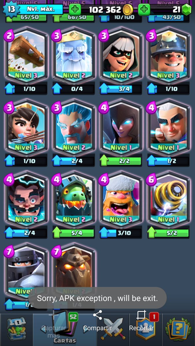 Chicos estoy vendiendo mi cuenta ya que no juego mas al clash Royale , les dejo las fotos. SOLO MD