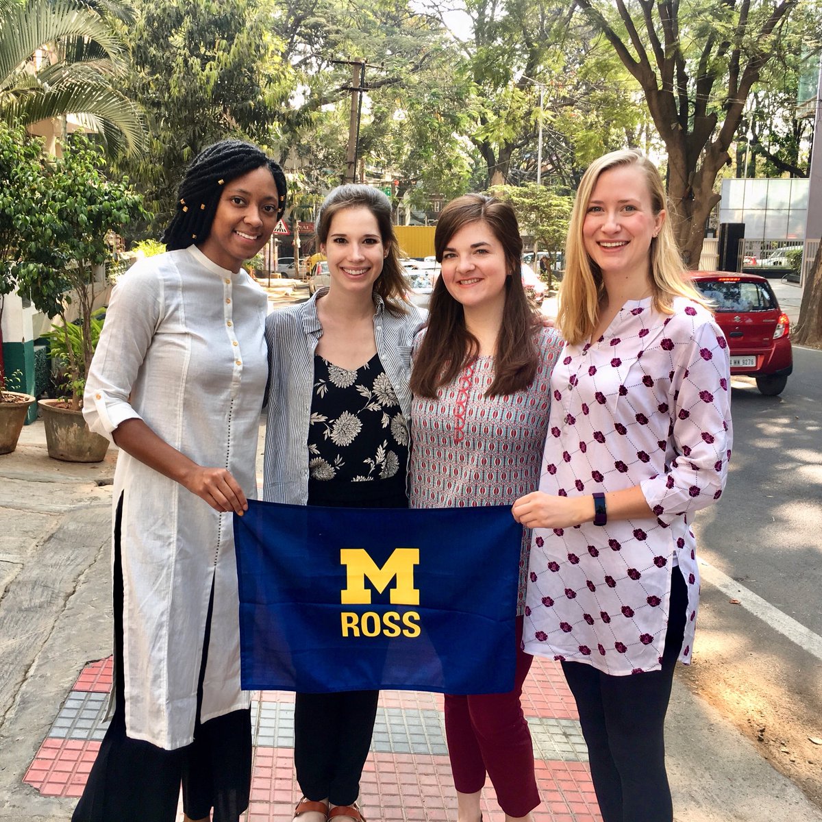 care_oh_liine's tweet photo. Kicking off our 3 weeks in India today! We’ll be working with the @Industreefdn to empower women through creative manufacturing and business. #rossmap #GoBlue https://t.co/EgehjpXMeU