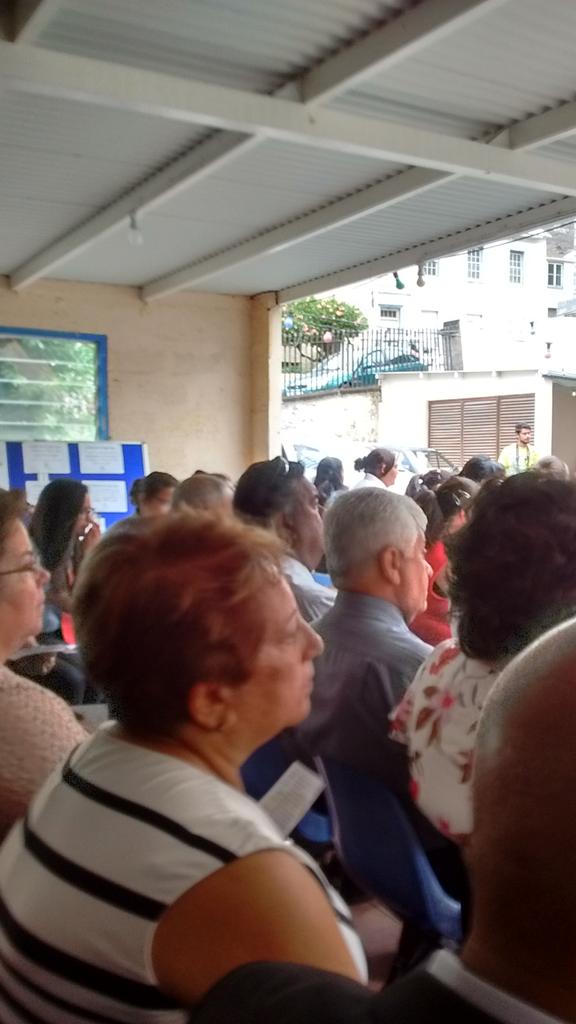 Visit_St_Helena's tweet photo. Big turnout for the #Commonwealth day events. Lots of excitement about the team leaving for the games on Saturday. https://t.co/u3iDqSV5IW