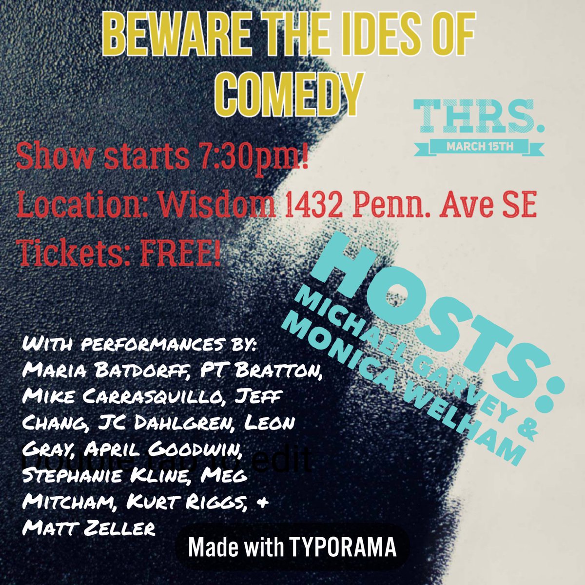 SmokinJokinDC's tweet photo. THIS THURSDAY! Come join us for some deep belly laughs &amp; great food &amp; drinks! 
Featuring military veteran comedians at a veteran owned bar! https://t.co/vhZCSwtCUy