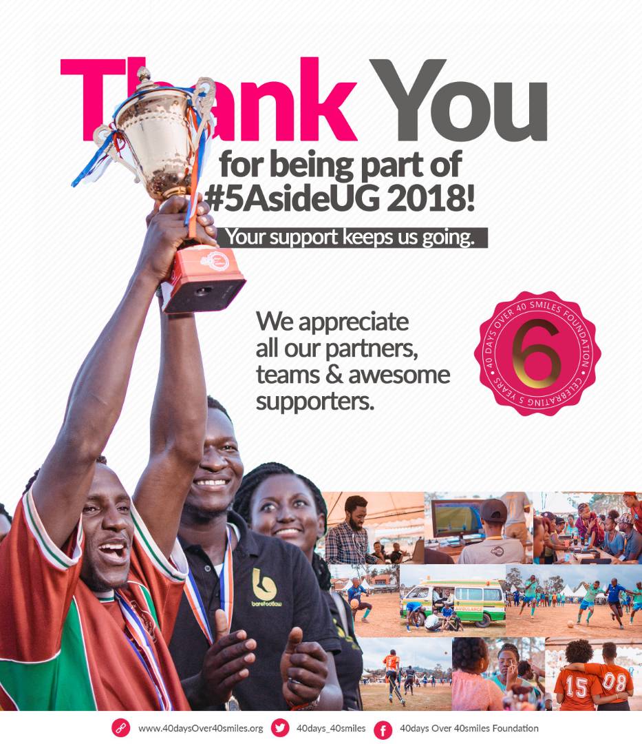 #4040Thanks to you all for being part of #5AsideUG