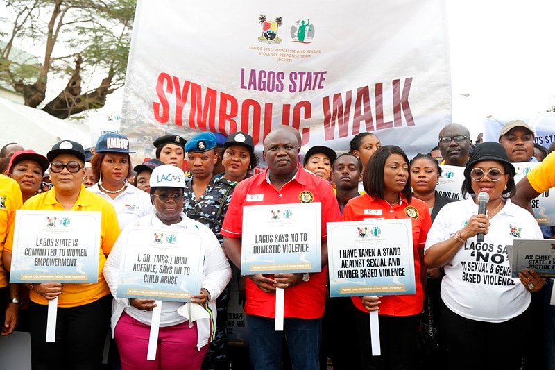 I joined the advocacy walk against sexual and gender based violence to show support for our women. #NoToSexualViolence