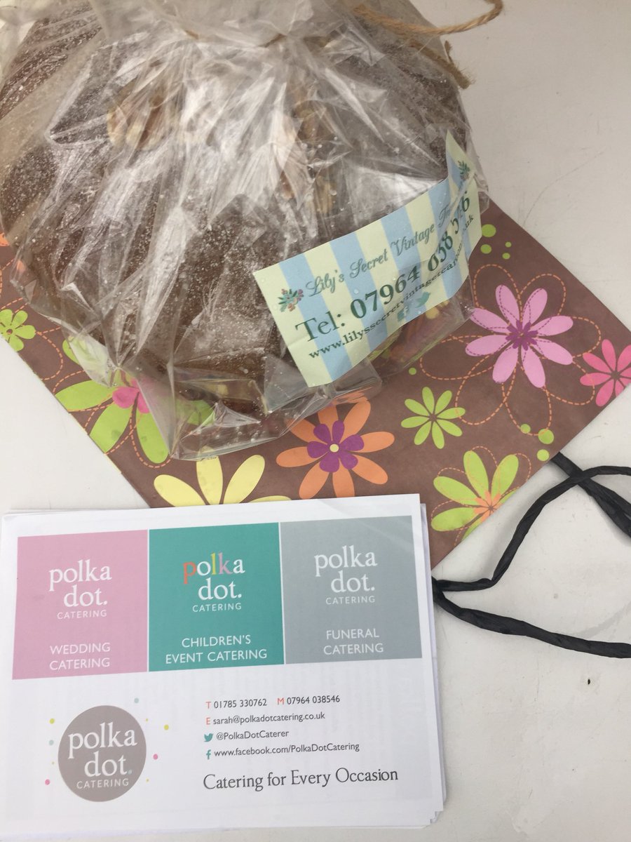 Today’s cake order has just been collected a giant coffee and walnut sponge for a local charity shopping event.