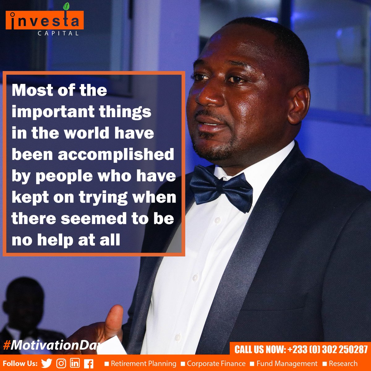 Investa_gh's tweet photo. #InvestaCapital #MotivationDay https://t.co/FFGkAXzxO2