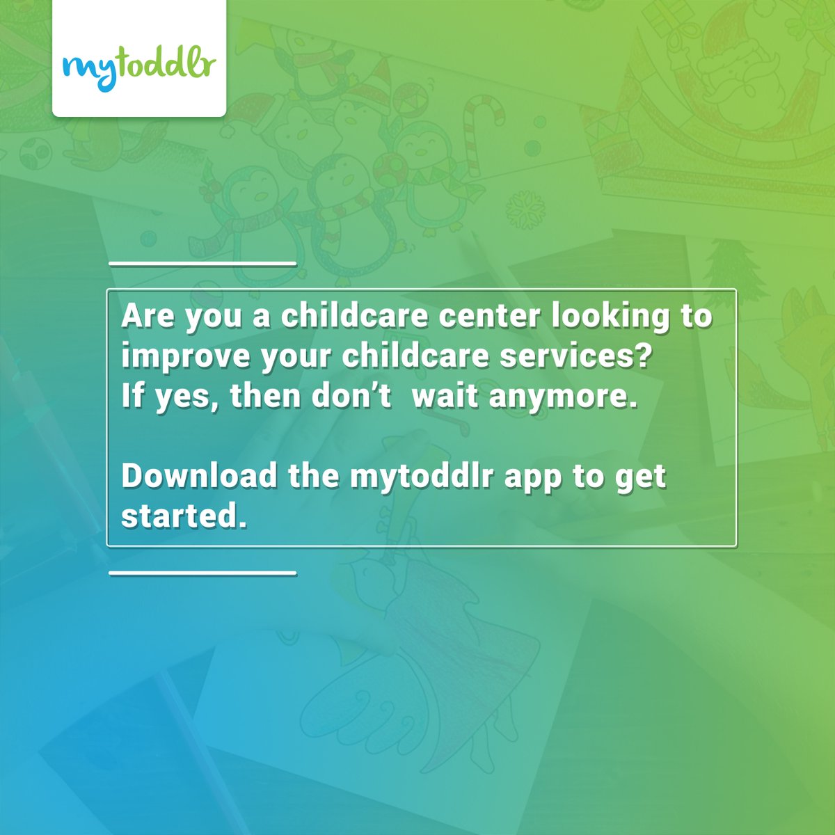 Are you a childcare center looking to improve your childcare services? If yes, then don’t wait anymore. Download the mytoddlr app to get started. #mytoddlr #childcare #childcareapp #childcarecenter #childcareprovider #childcaretips #childcaregiver #preschool #toddlers #parenting