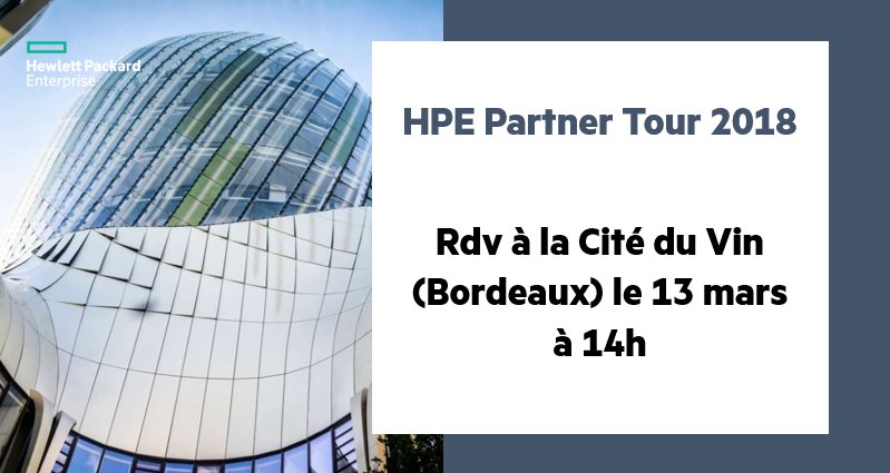 Cec_vt's tweet photo. L'#HPEPartnertour vous donne rendez-vous demain à @laciteduvin de Bordeaux à partir de 14h pour sa 5ème étape du Tour de France ! 
Inscrivez par ici >>>>> https://t.co/REUUjYIeNO https://t.co/jwzHodZjEH