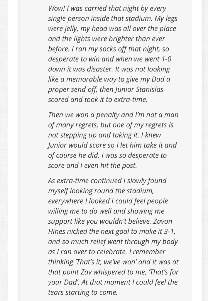 jackcollison's tweet photo. YES -There are some Dickheads out there who put the club in a Bad light

YES -The scenes on the weekend were unacceptable &amp; Upsetting

I wrote this in 2014 -The REAL fans carried me through some of my darkest days

Never underestimate your influence/Responsibility as fans 

#COYI https://t.co/xUQZC6QeIz