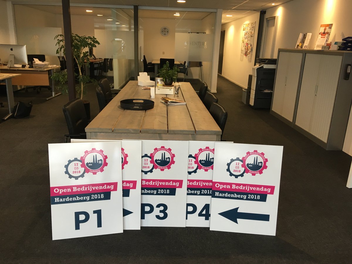 Borden voor de parkeerterreinen staan klaar! Parkeer dus zoveel mogelijk bij de centrale locatie <a href="/heuverbanden/">Heuver Banden</a>.  Daar is voldoende parkeergelegenheid. Vanaf deze locatie rijden er bussen langs de deelnemende bedrijven.