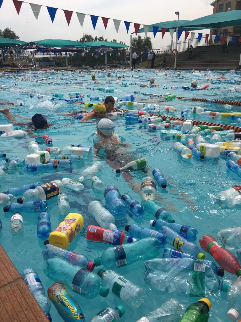 GoodThingsGuy's tweet photo. A Joburg school filled their swimming pool with plastic to teach the learners a lesson - https://t.co/mzHlPiTLOe https://t.co/07qOwZM7Dg
